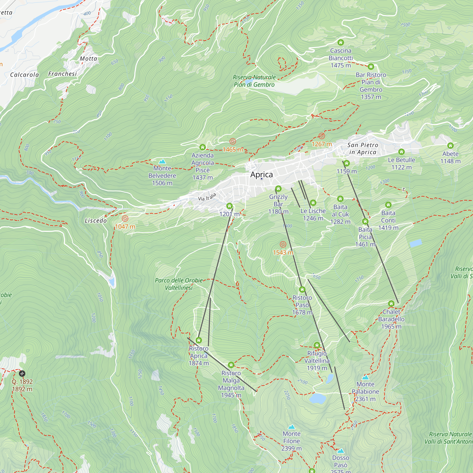 Baita Sabina map