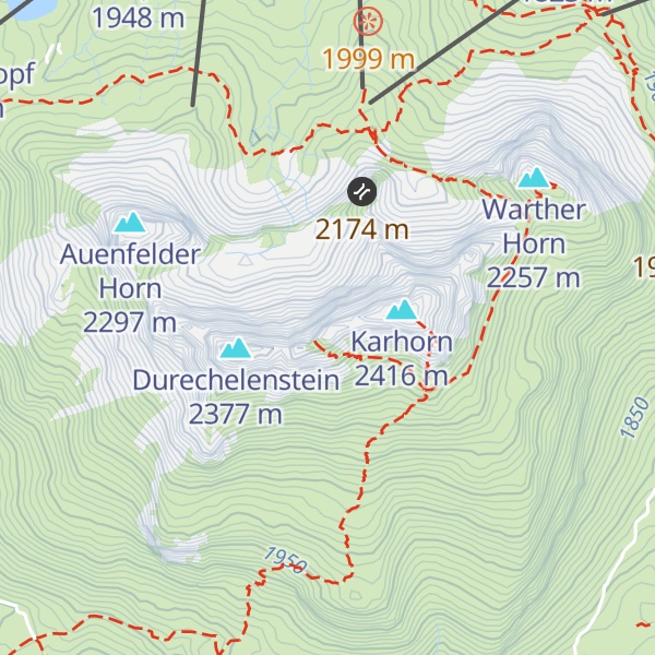 Map of Lochschartenturm