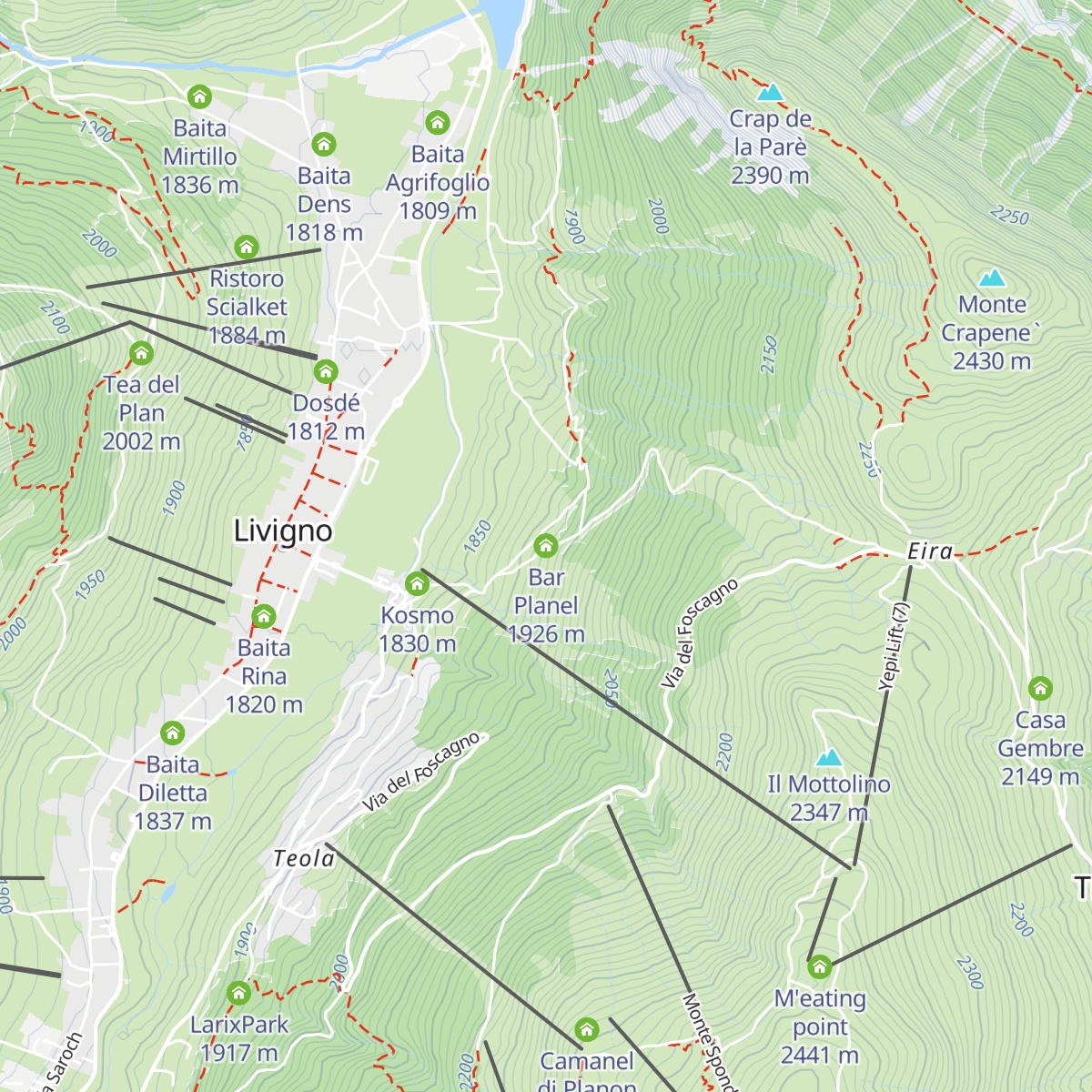 Bar Planel map