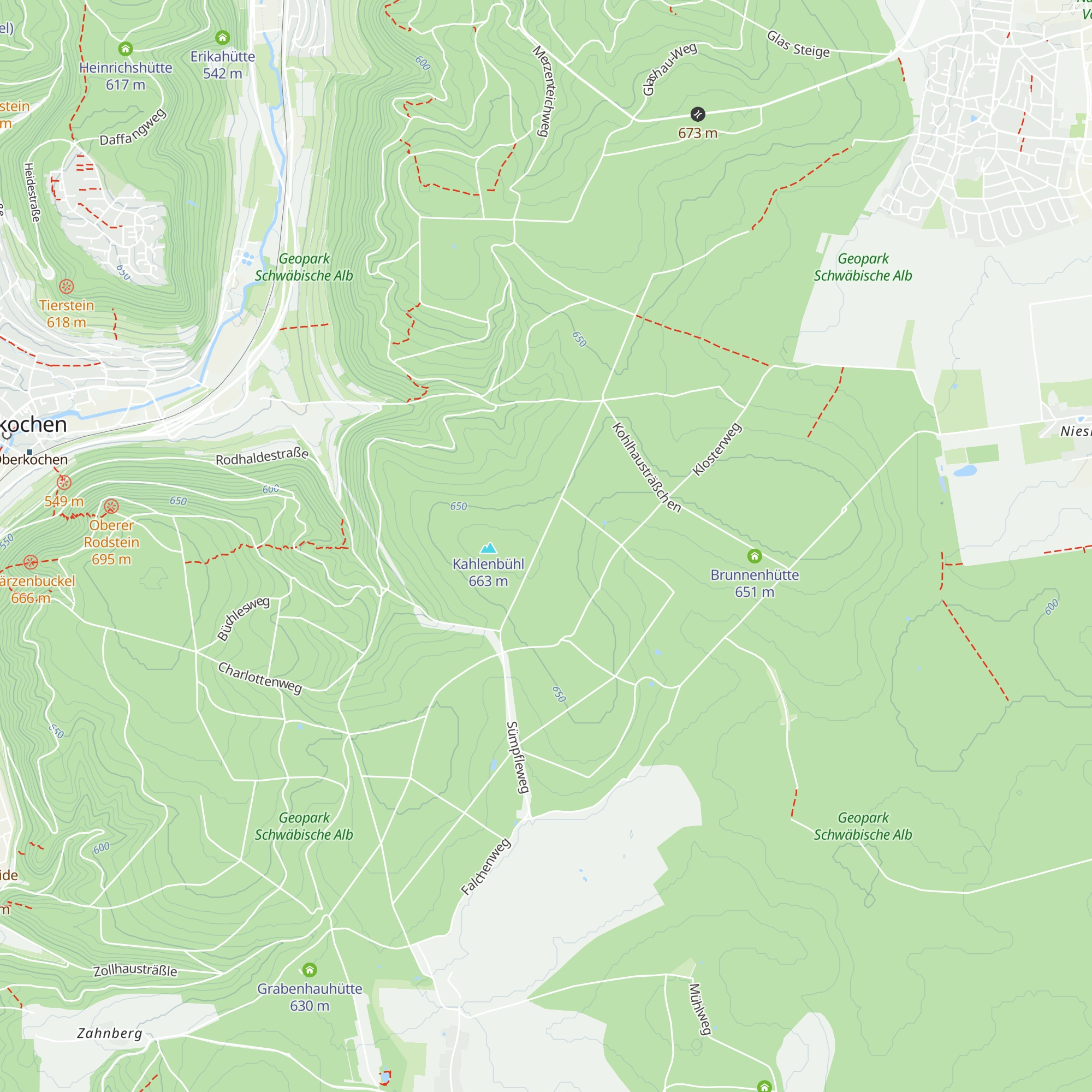 Blockhütte map