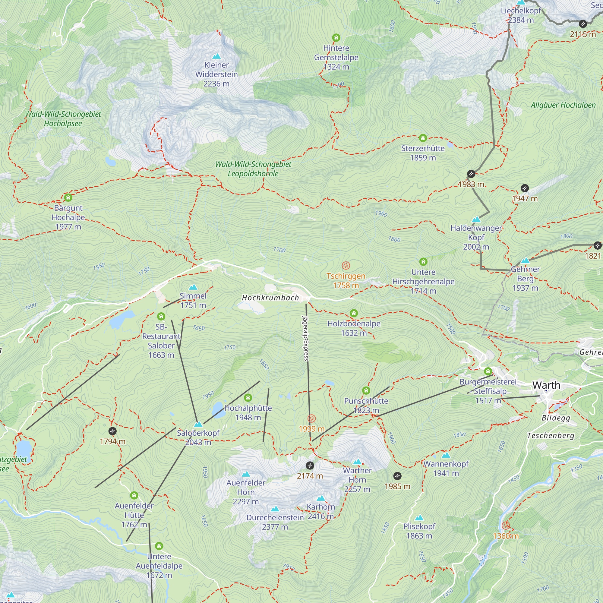 Sennkuchl map