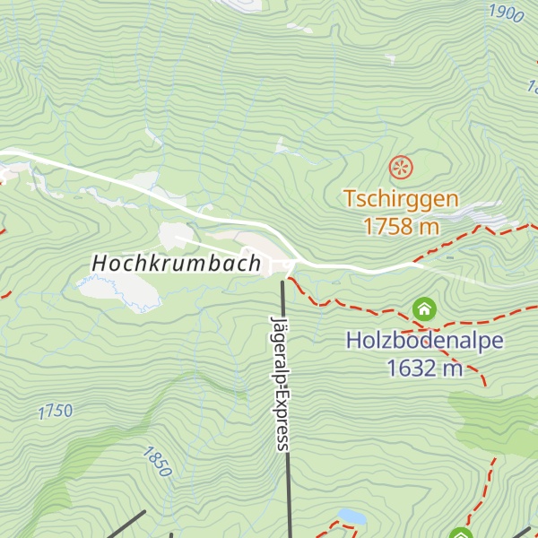 Map of Jägeralpe