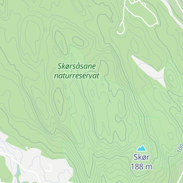 Map of Skørsåsane