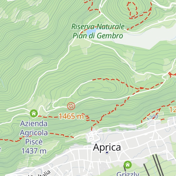 Map of Piscé – Quota