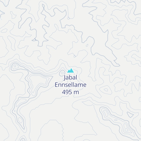 Map of Jabal Ennsellame