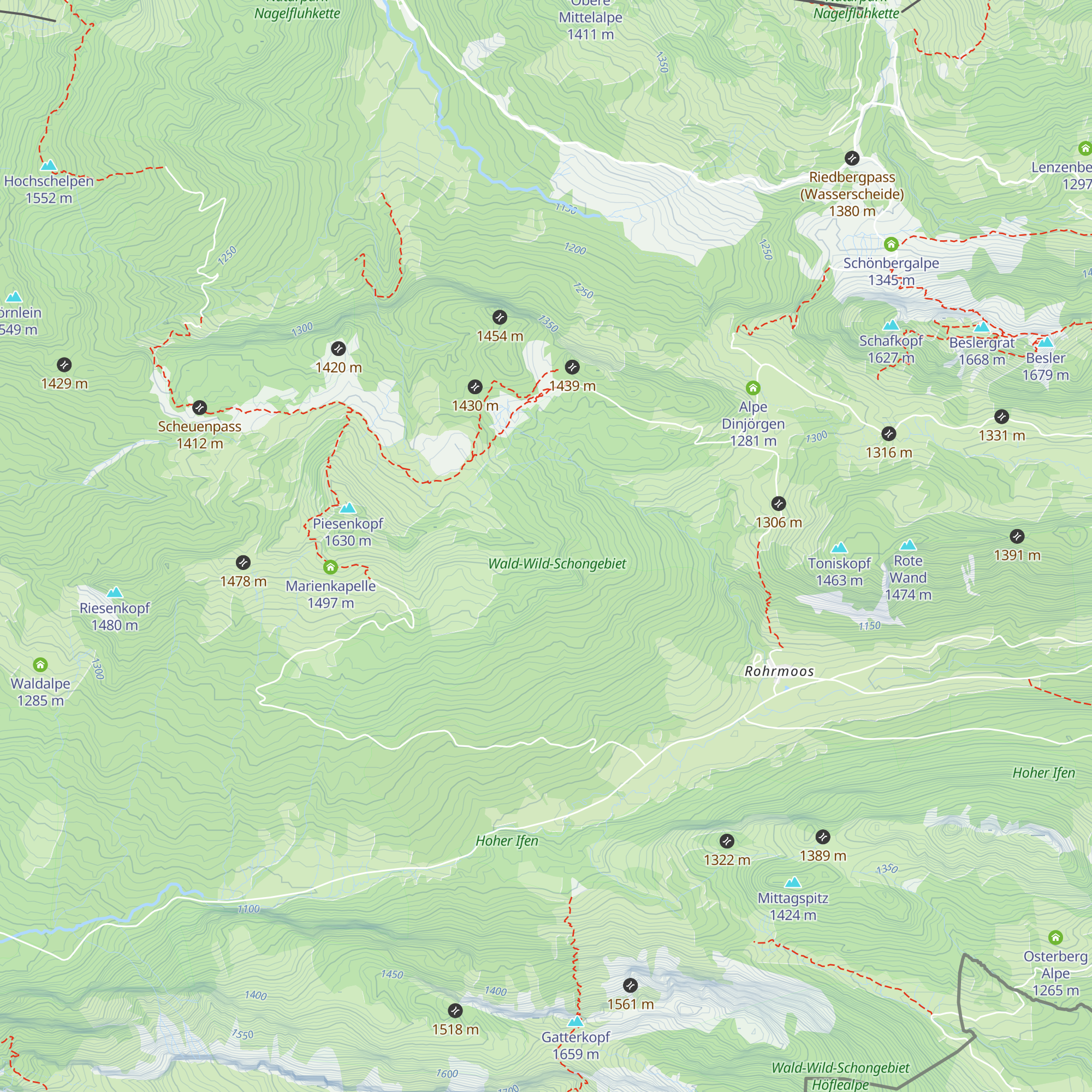 Maiglhütte map