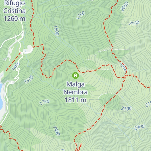 Map of Malga Nembra