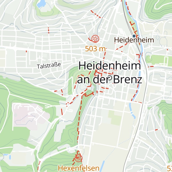 Map of Schloss Hellenstein