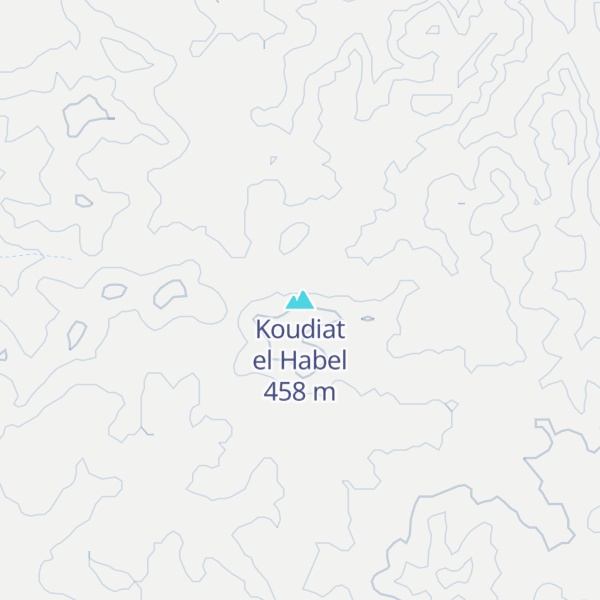 Map of Koudiat el Habel