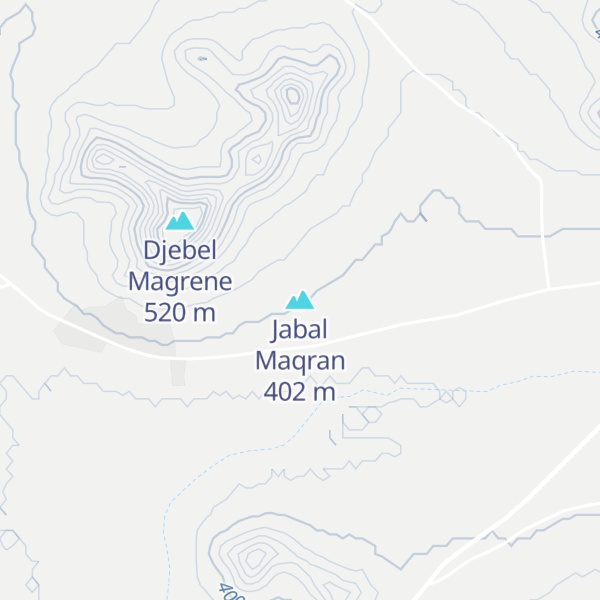Map of Jabal Maqran