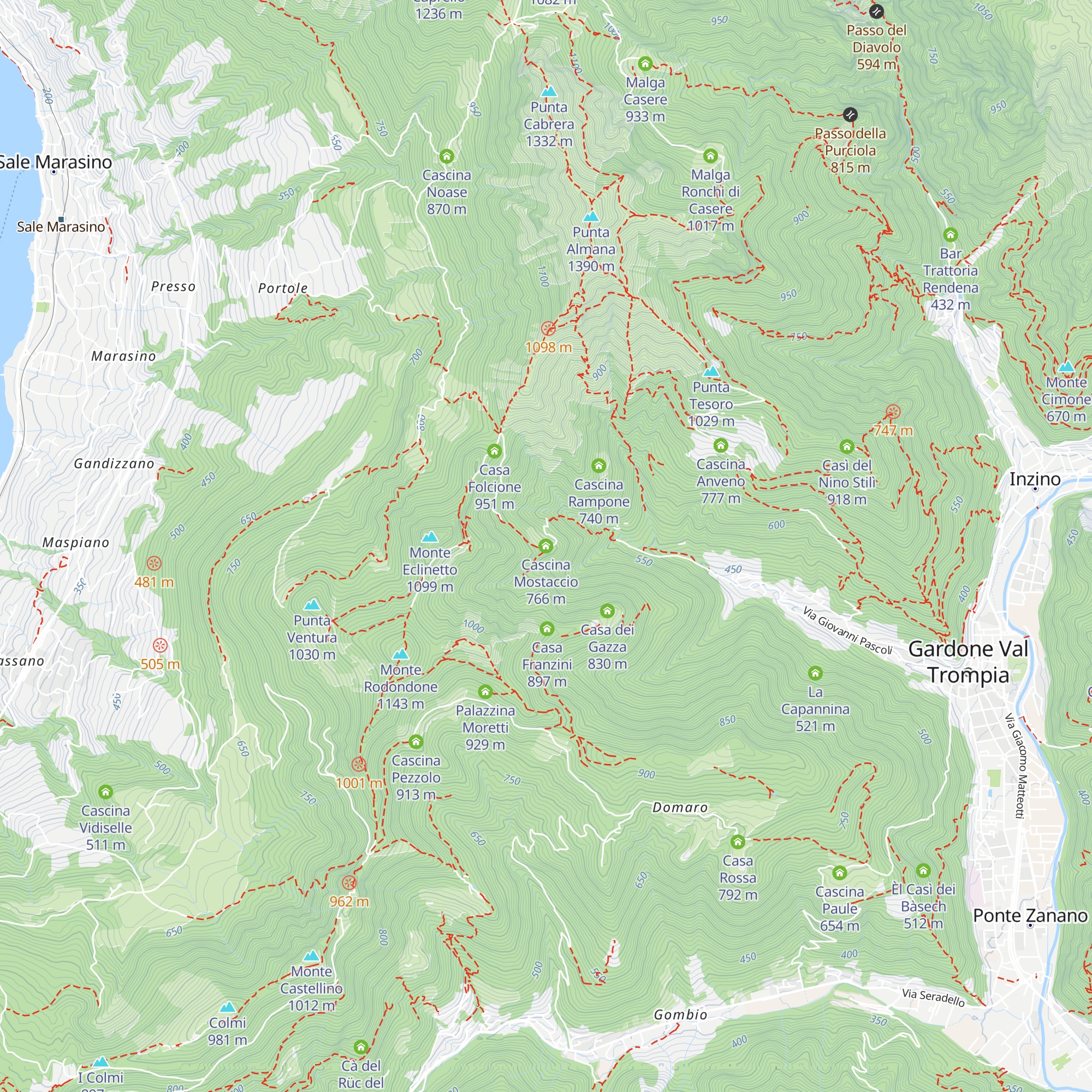 Cascina Mostaccio map
