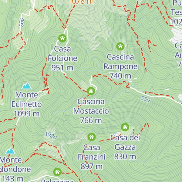 Map of Cascina Mostaccio