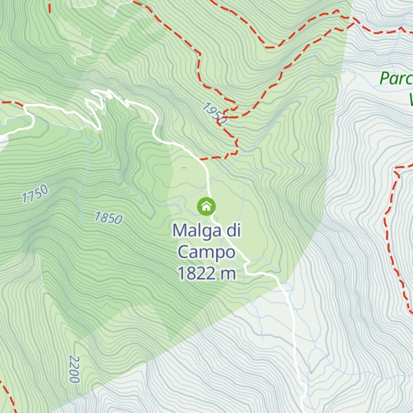 Map of Malga di Campo