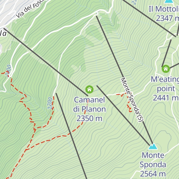 Map of Camanel di Planon