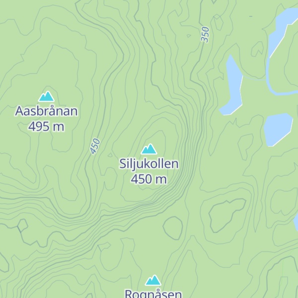 Map of Siljukollen