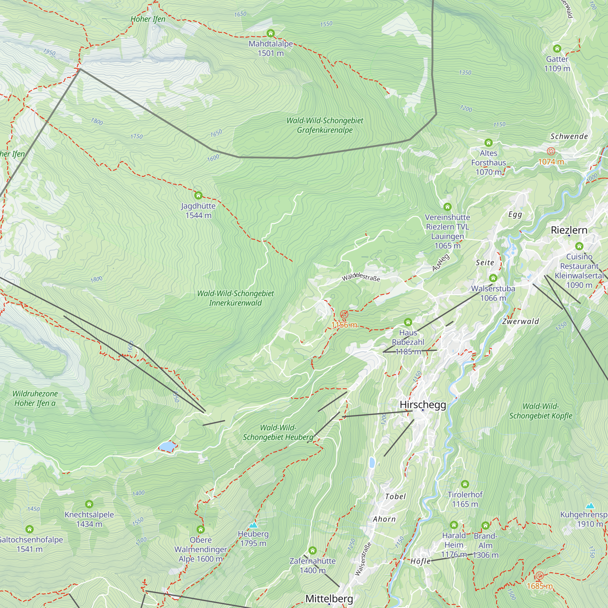 Naturzeithof mit "Café für Dich" map