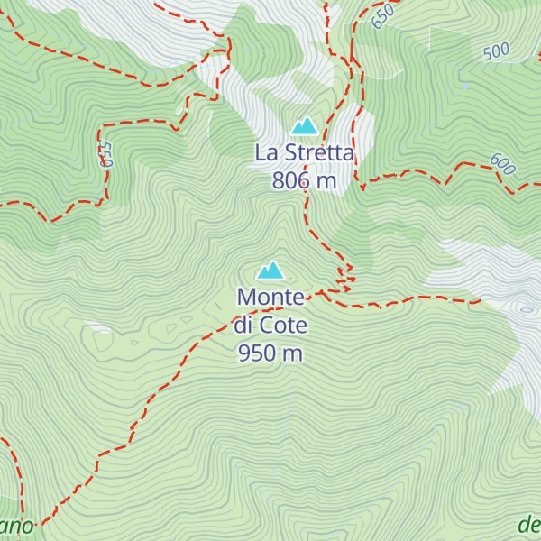Map of Monte di Cote