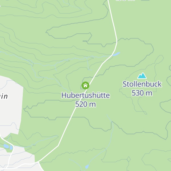 Map of Hubertushütte
