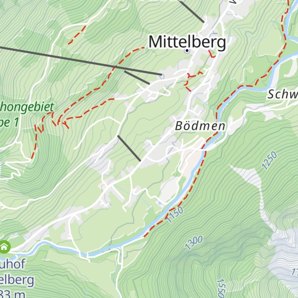 Map of Steinbock-Alm