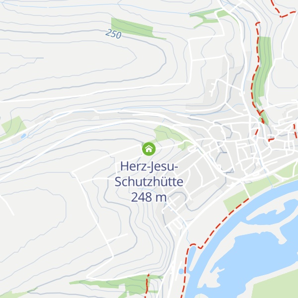 Map of Herz-Jesu-Schutzhütte