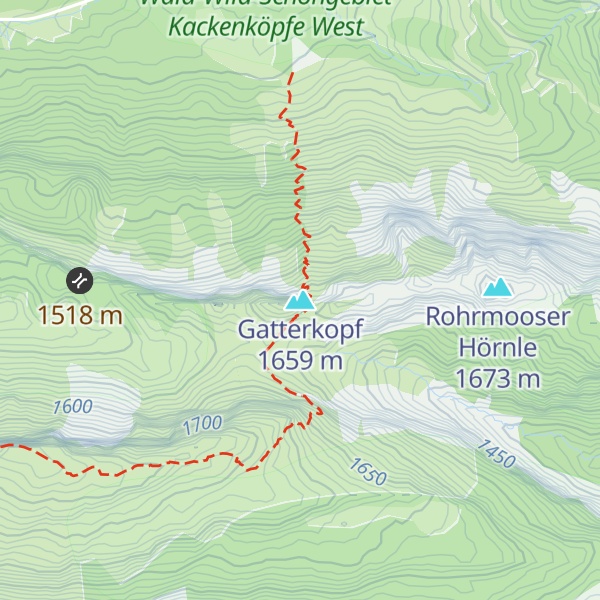 Map of Gatterkopf