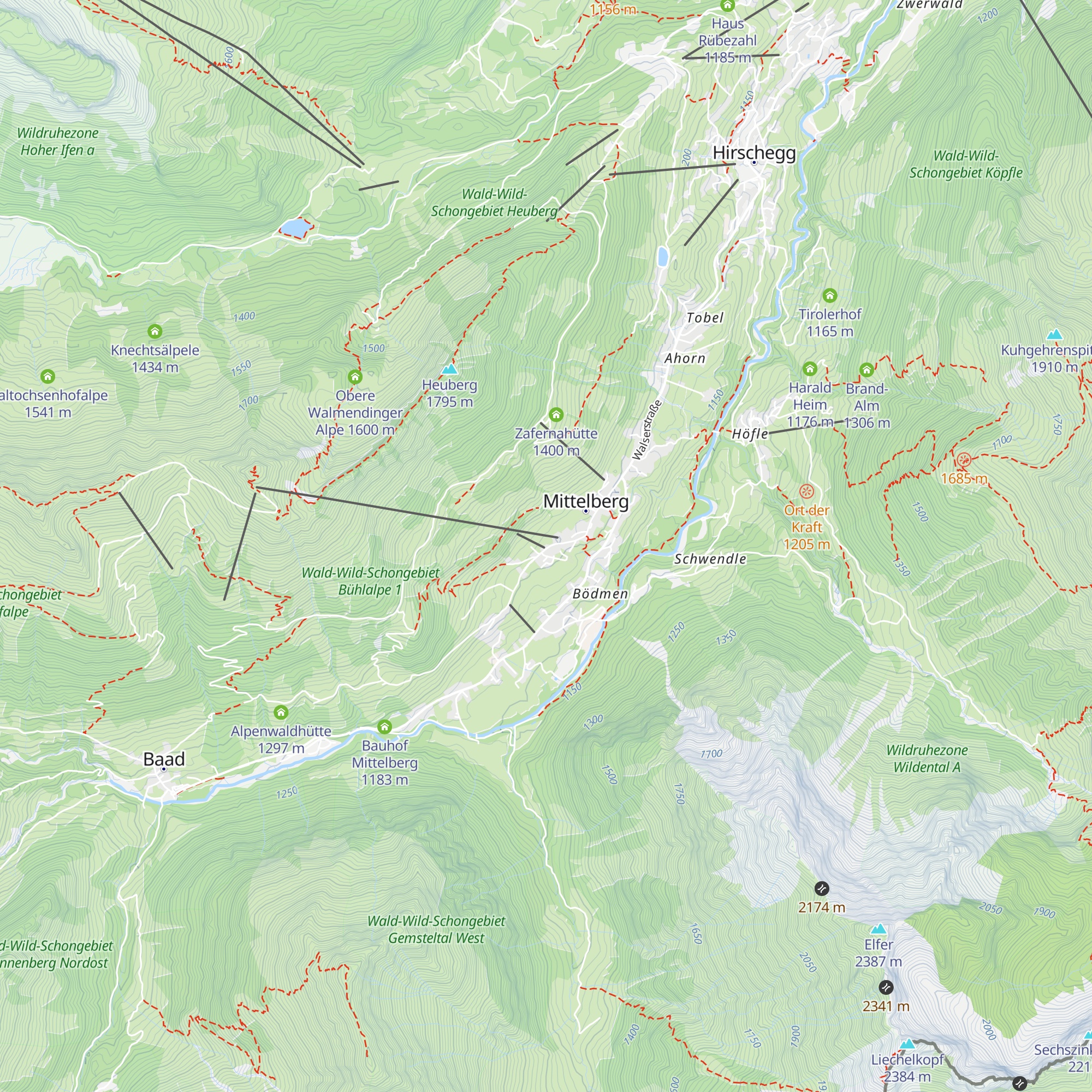 Mooslift-Imbiss map