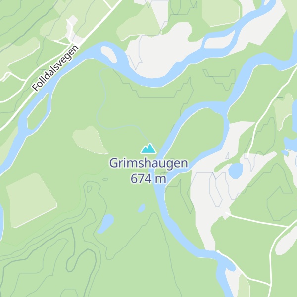 Map of Grimshaugen