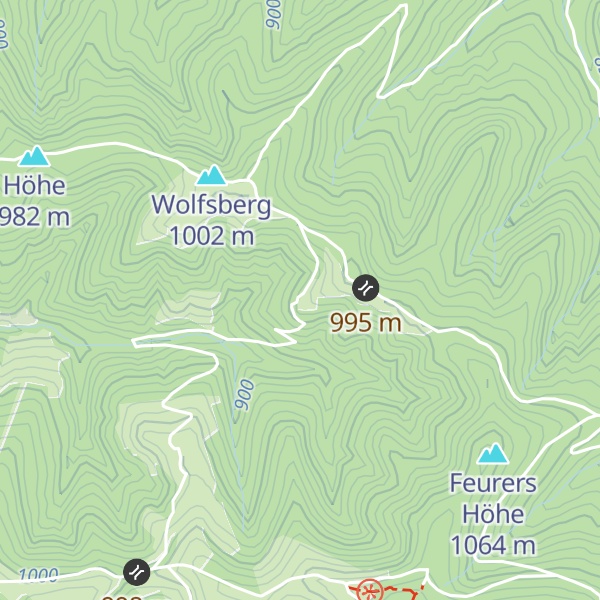 Map of Wolfsberghütte