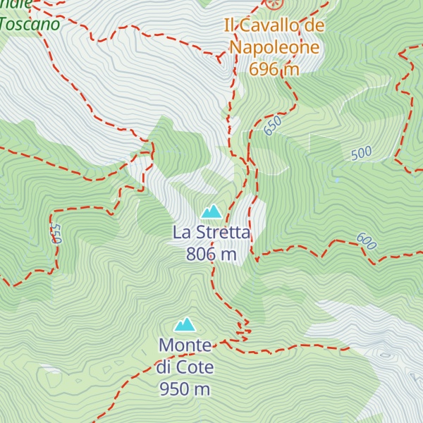 Map of La Stretta
