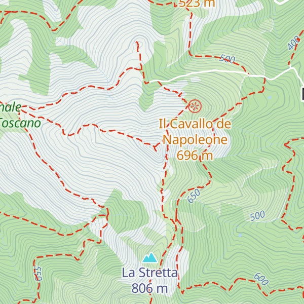 Map of Monte Giove