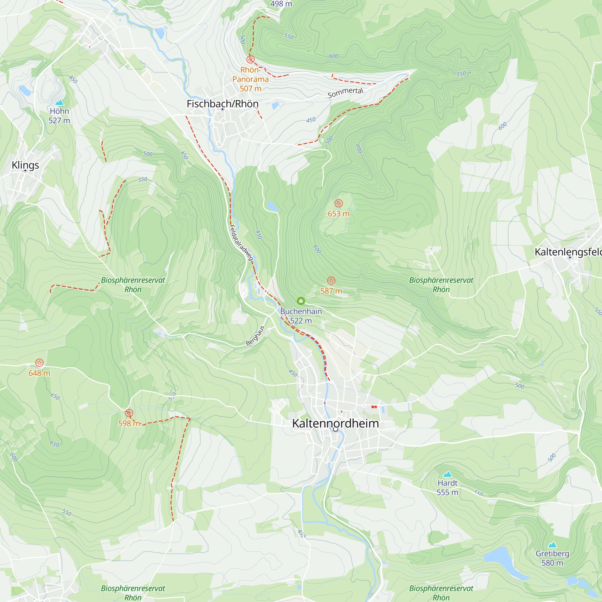 Buchenhain map