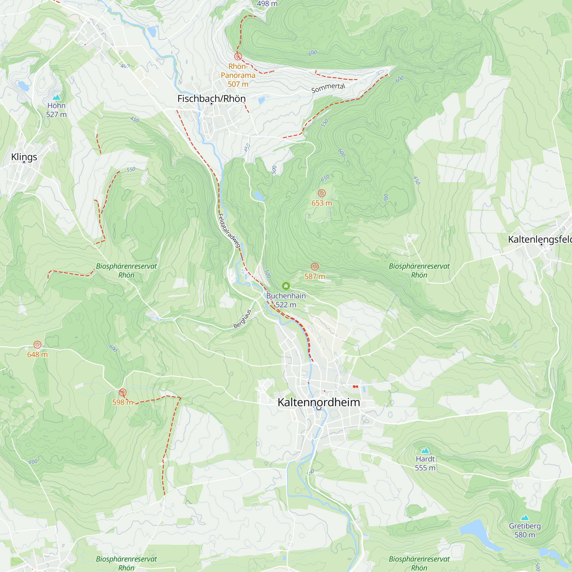 Buchenhain map