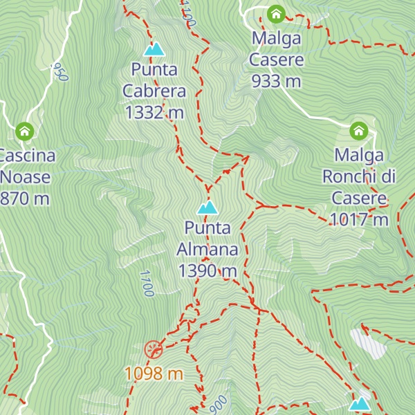 Map of Punta Almana