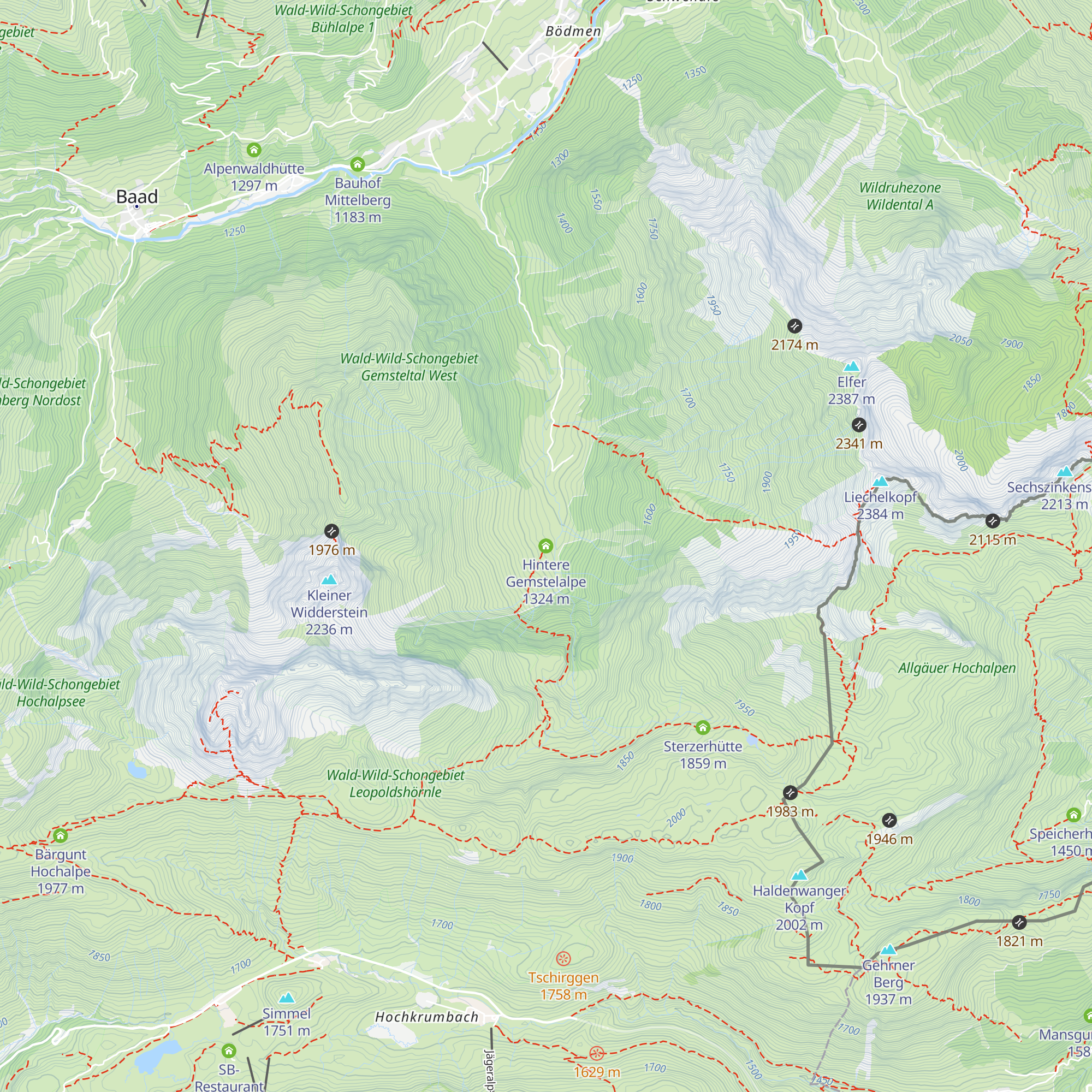Hintere Gemstelalpe map