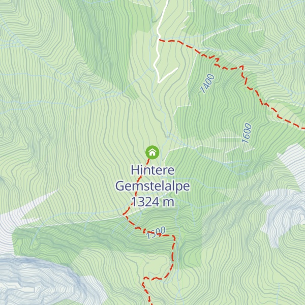 Map of Hintere Gemstelalpe