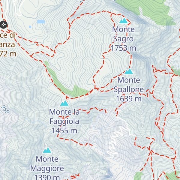 Map of Cima di Bozzarello