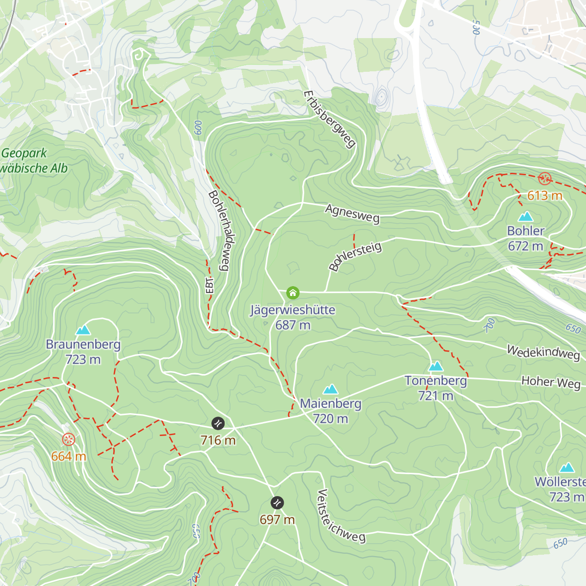 Jägerwieshütte map