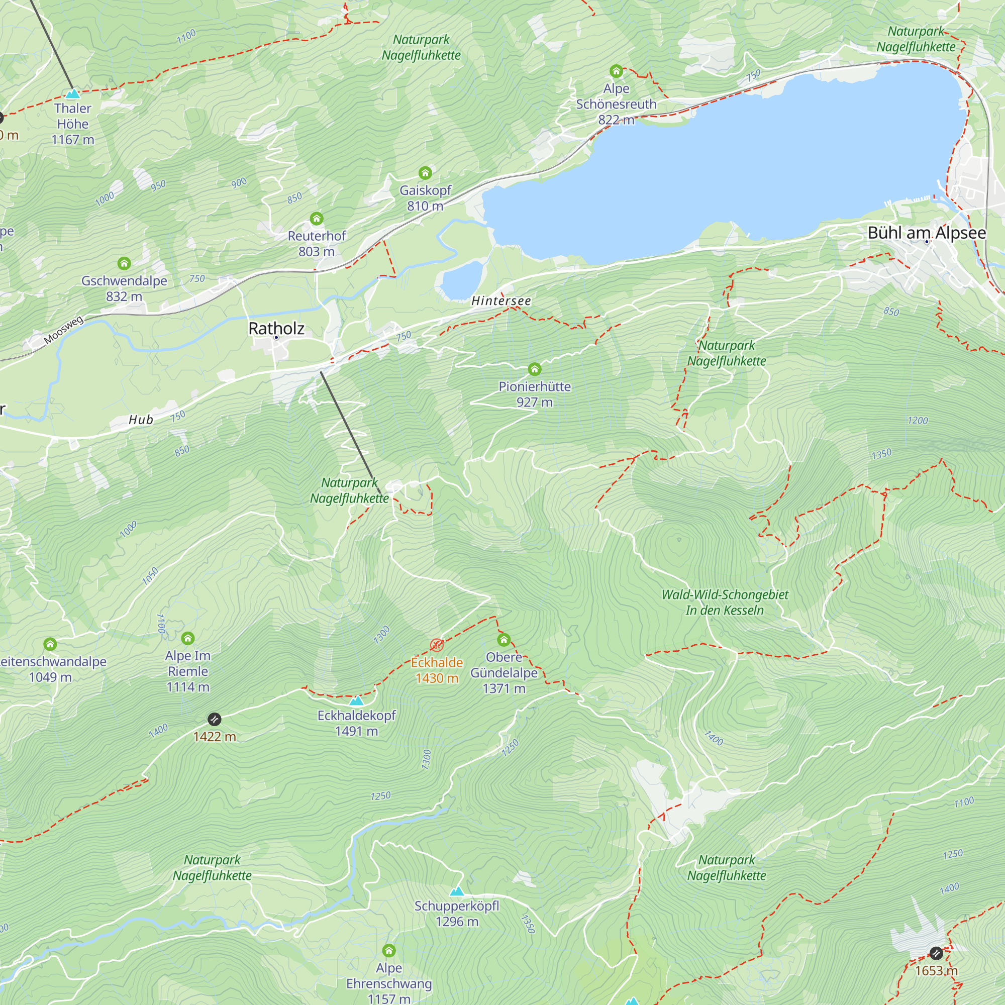 Kleine Starkatsgundalpe map