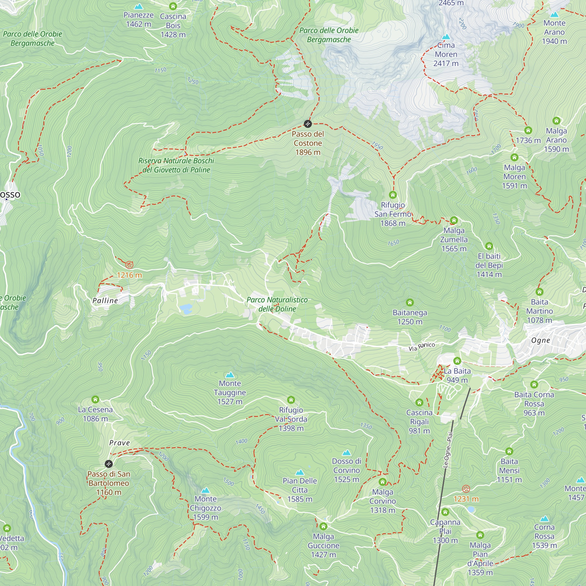 Baita Orlanch map