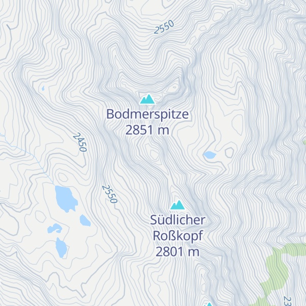 Map of Nördlicher Roßkopf