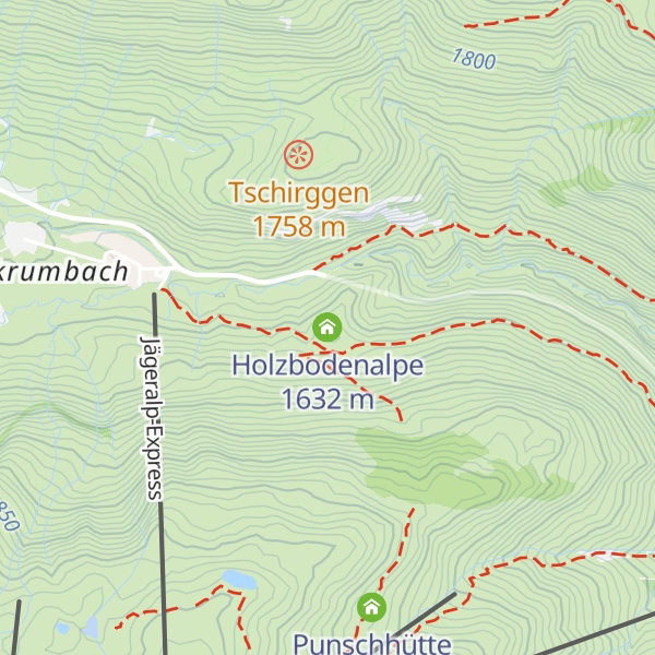Map of Holzbodenalpe