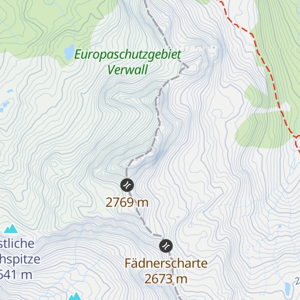 Map of Schaftälispitz
