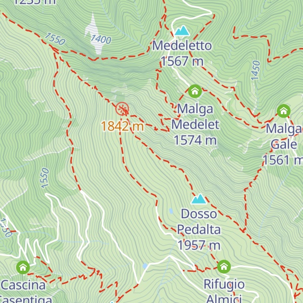 Map of Punta Caravina