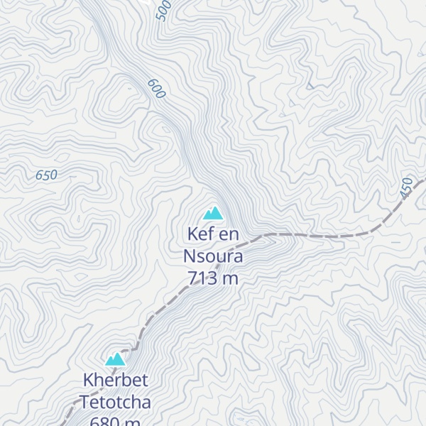 Map of Kef en Nsoura