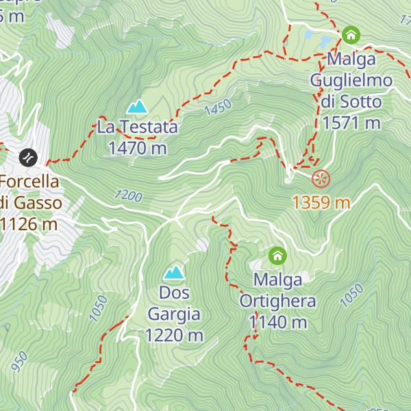 Map of Cascina Croce al Solivo