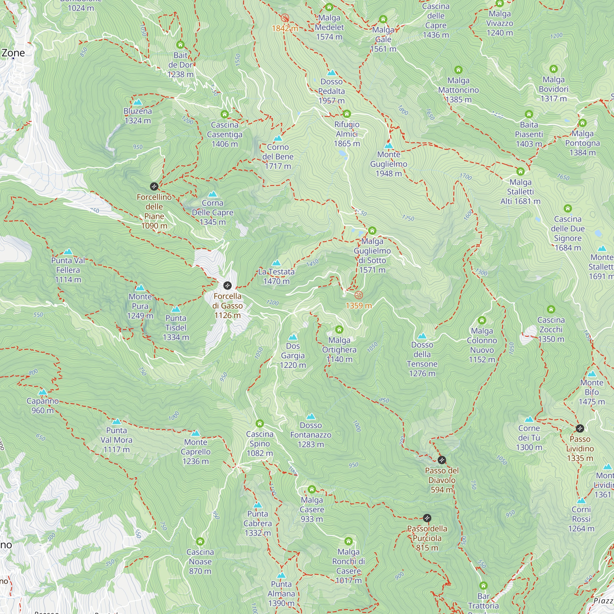 Cascina Croce al Solivo map