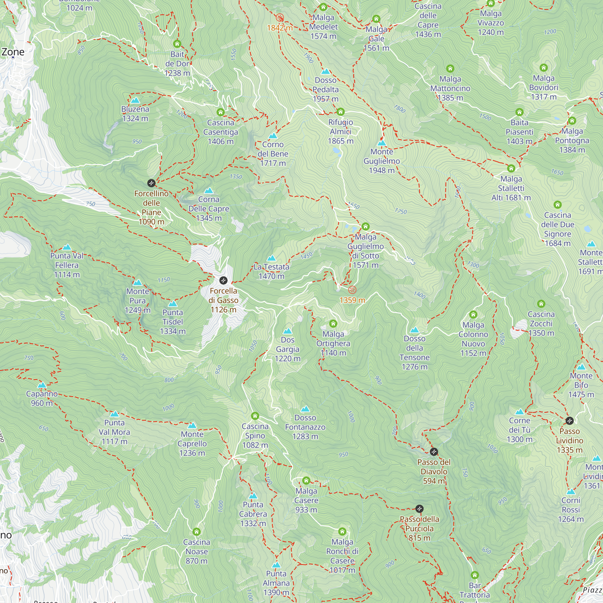 Cascina Croce al Solivo map