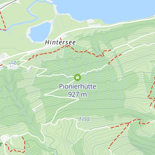 Map of Pionierhütte