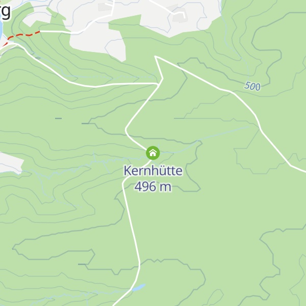 Map of Kernhütte
