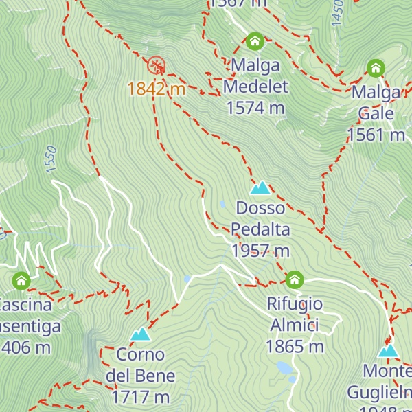 Map of Malga Palmarusso di Sopra